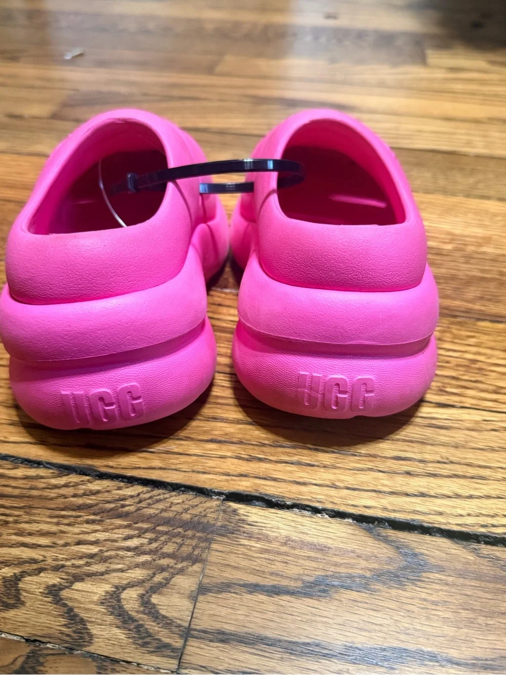 UGG Sport Yeah Clogs Kids Size 1 Taffy Pink Good EVA Platform Slip On Shoes